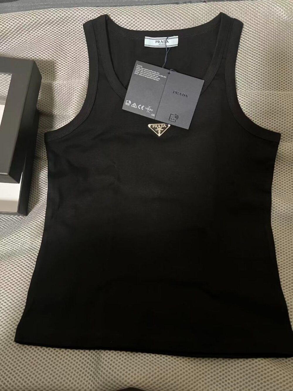 💎Prada Women's Black Tank Top